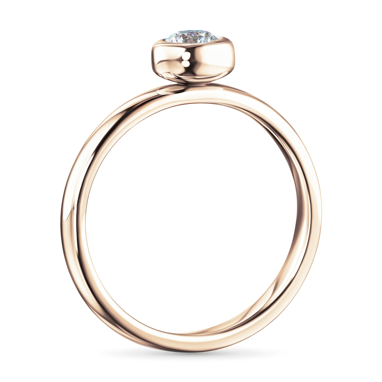 14K Yellow Gold Ring with Lab-Created Diamonds 0.320 CT.TW