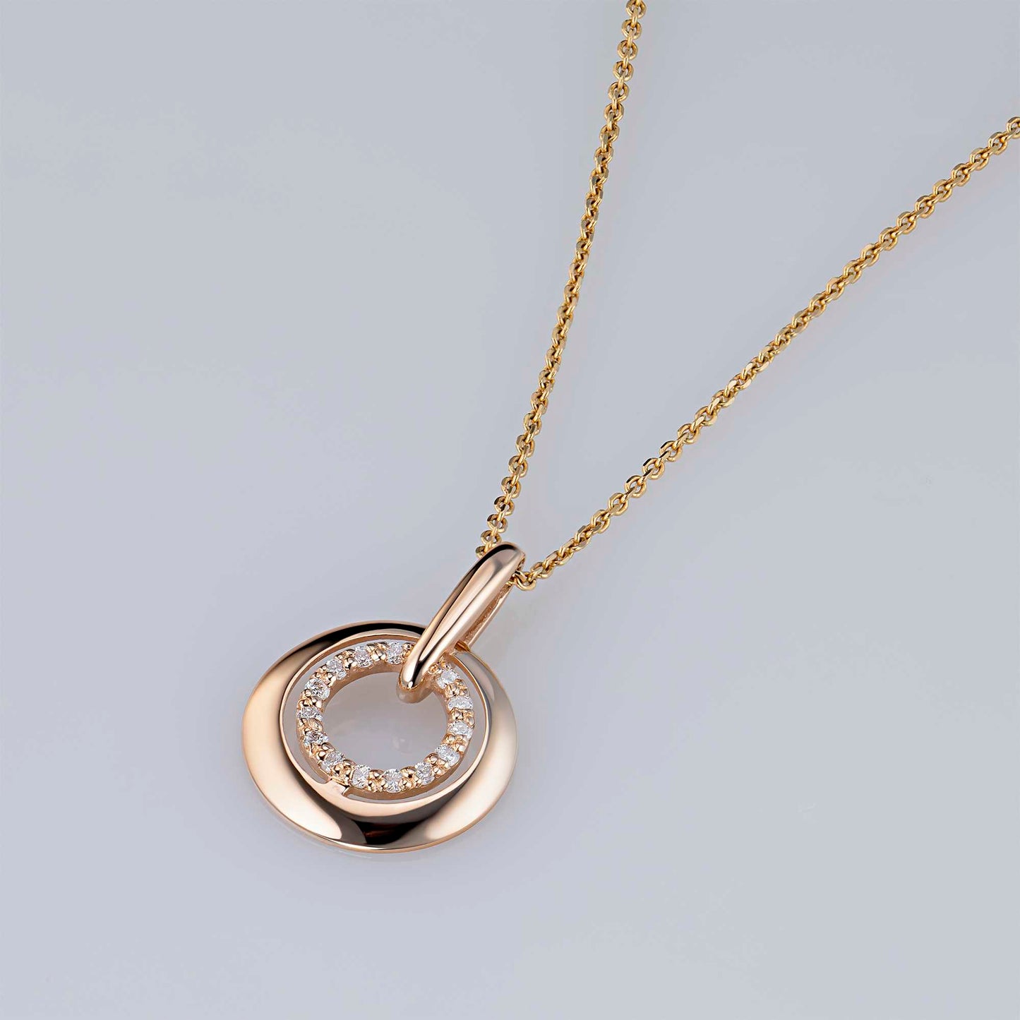 14K Yellow Gold Pendant with Lab-Created Diamonds 1.900 CT.TW