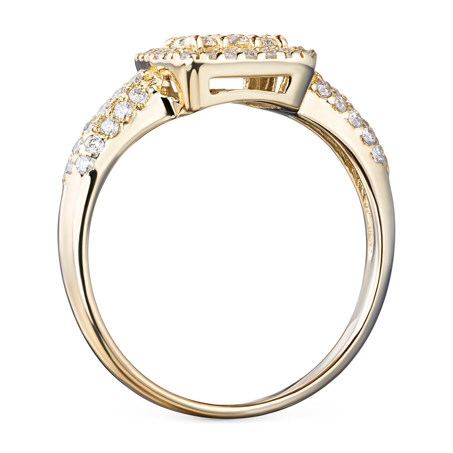 14K Yellow Gold Ring with Lab-Created Diamonds 19.800 CT.TW