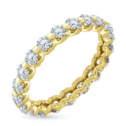 14K Yellow Gold Ring with Natural Diamonds 27.080 CT.TW