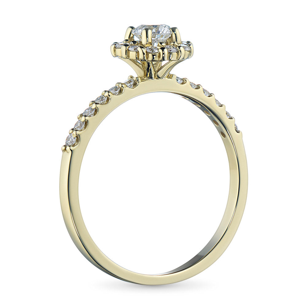 14K Yellow Gold Ring with Natural Diamonds 7.020 CT.TW