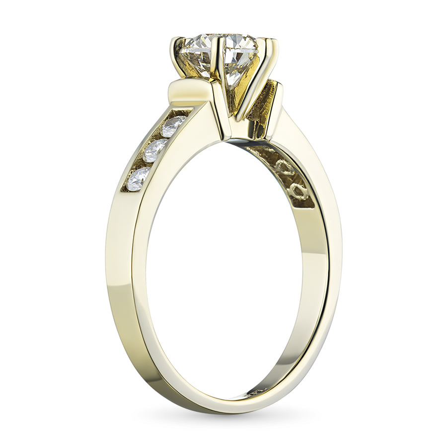 14K Yellow Gold Ring with Lab-Created Diamonds 2.120 CT.TW