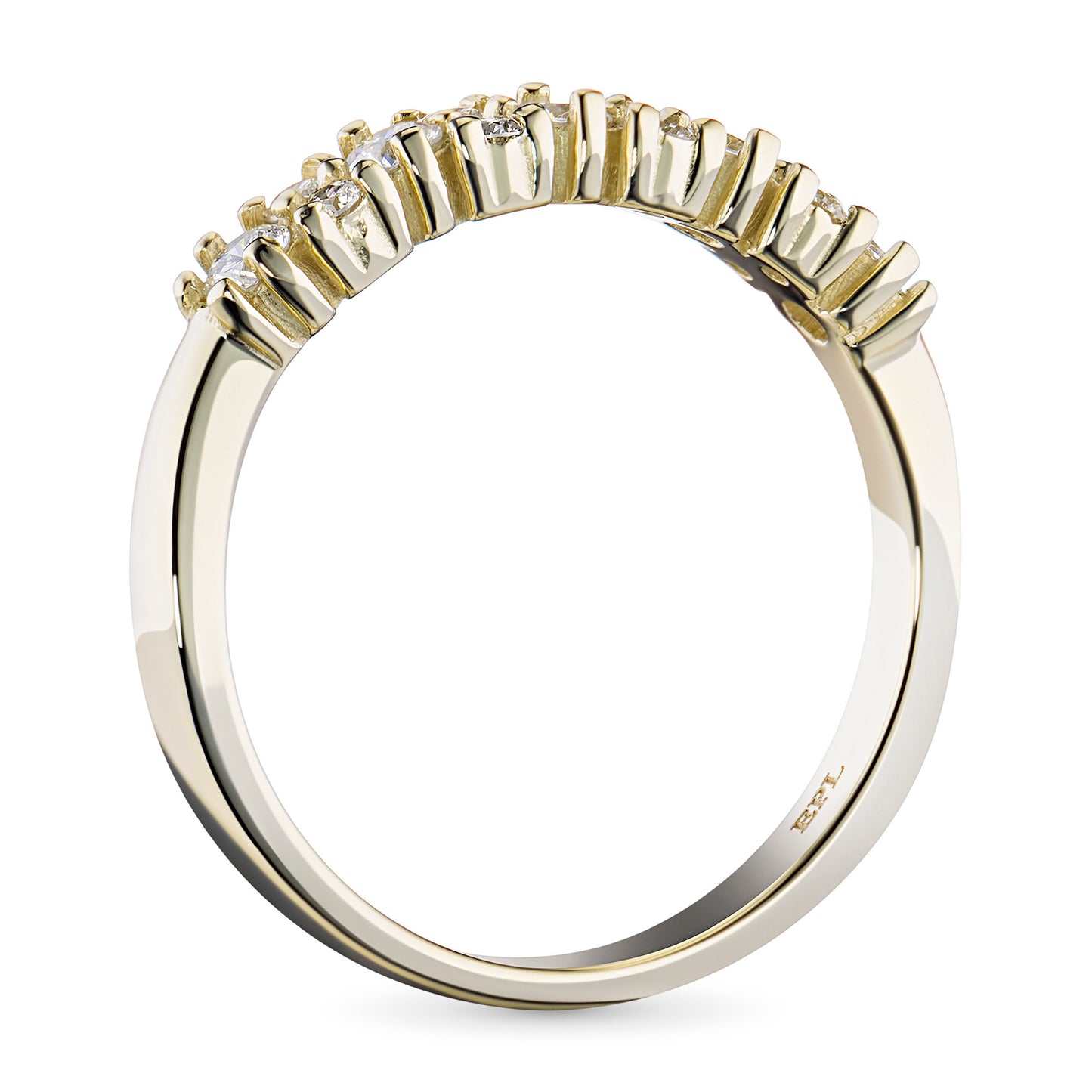 14K Yellow Gold Ring with Natural Diamonds 2.940 CT.TW