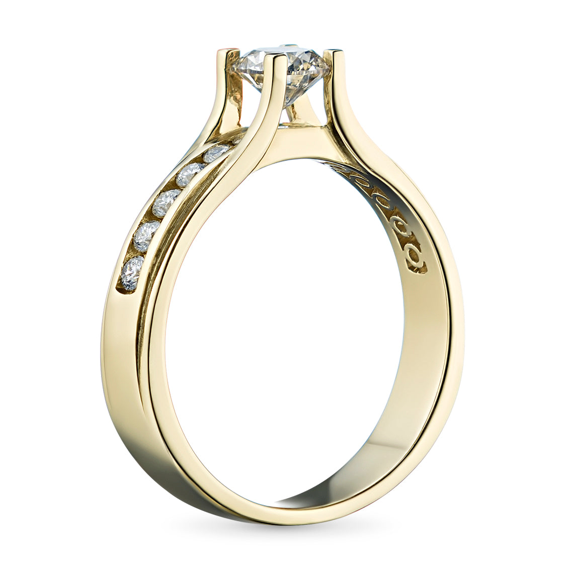 14K Yellow Gold Ring with Natural Diamonds 4.190 CT.TW