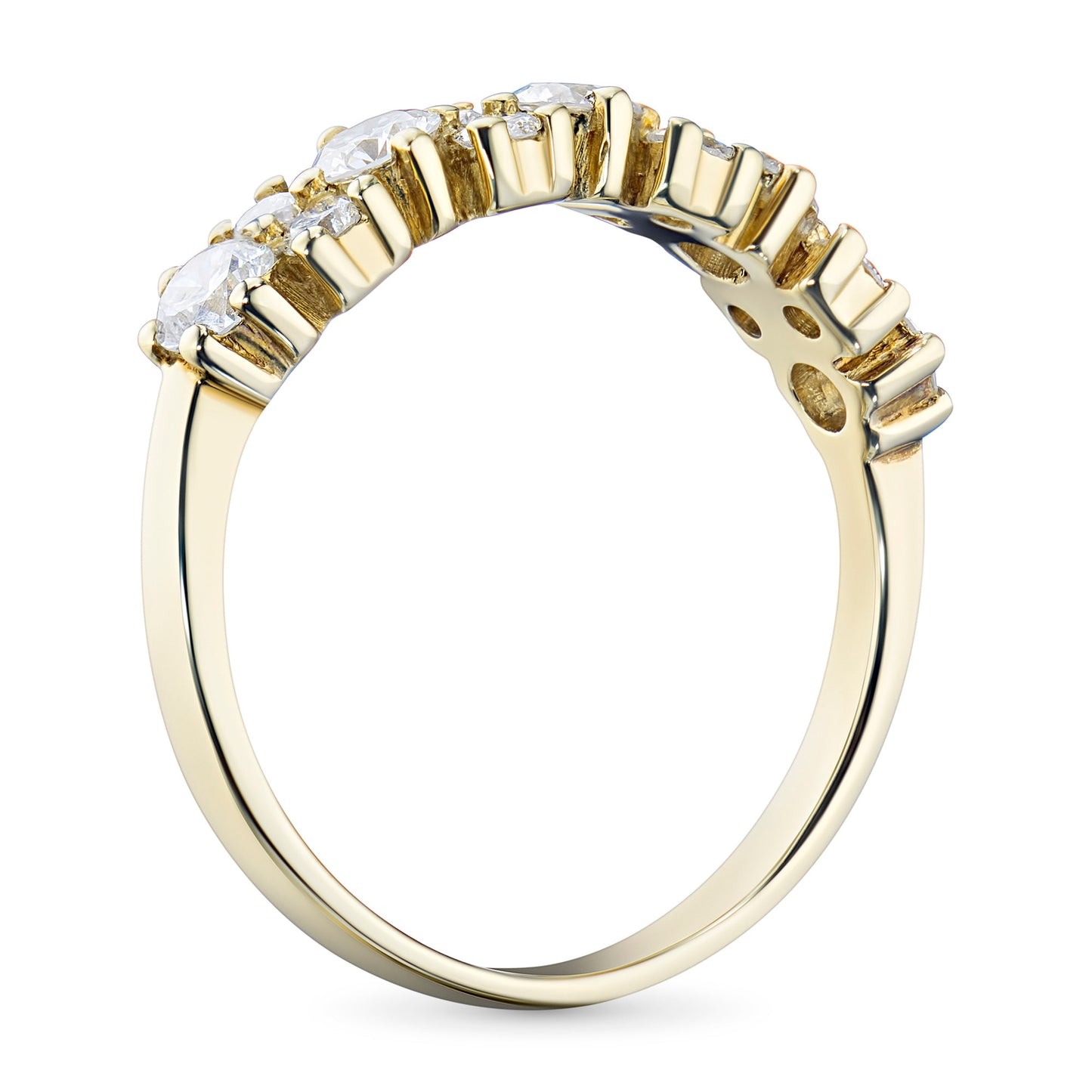 14K Yellow Gold Ring with Natural Diamonds 5.320 CT.TW