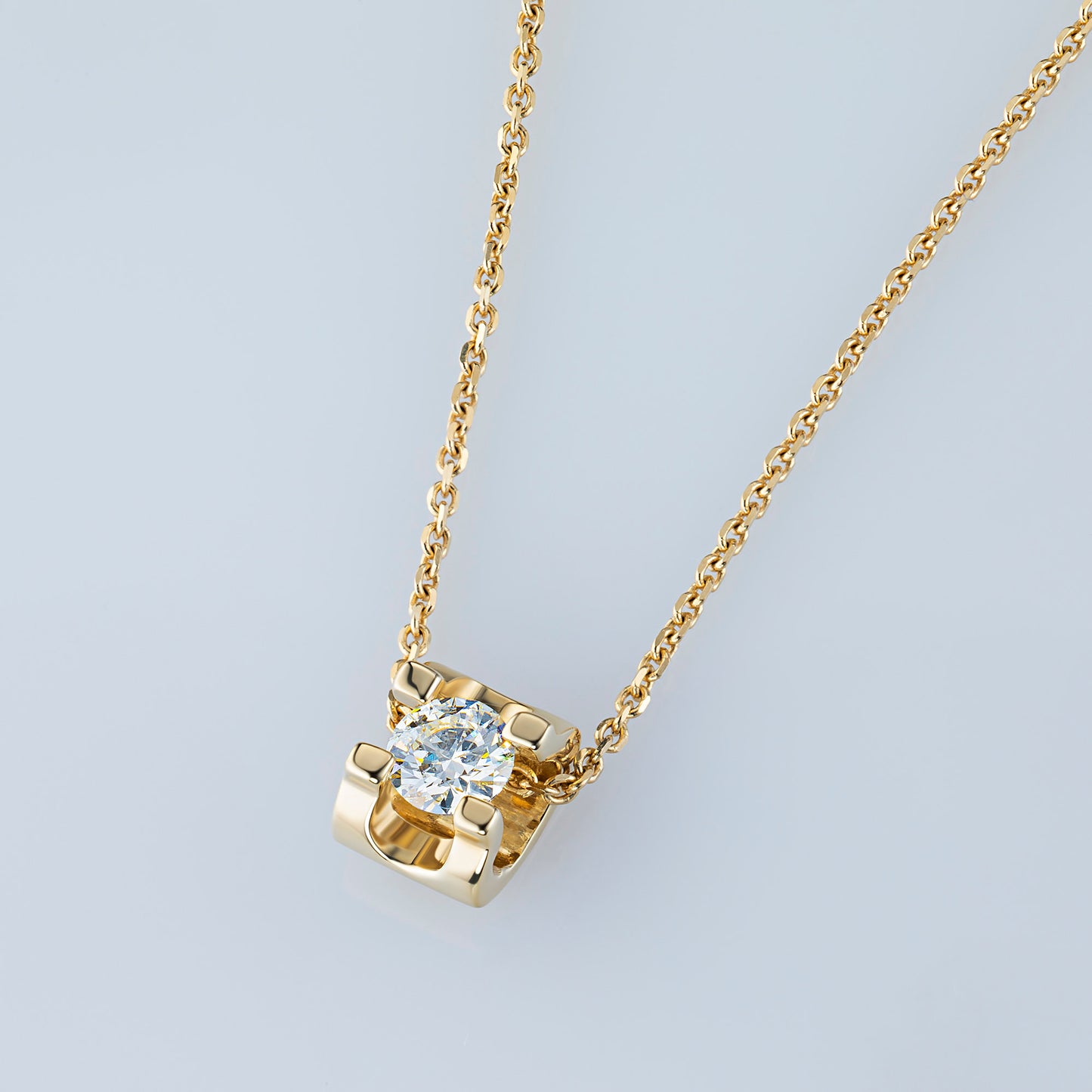 14K Yellow Gold Pendant with Lab-Created Diamonds 1.150 CT.TW