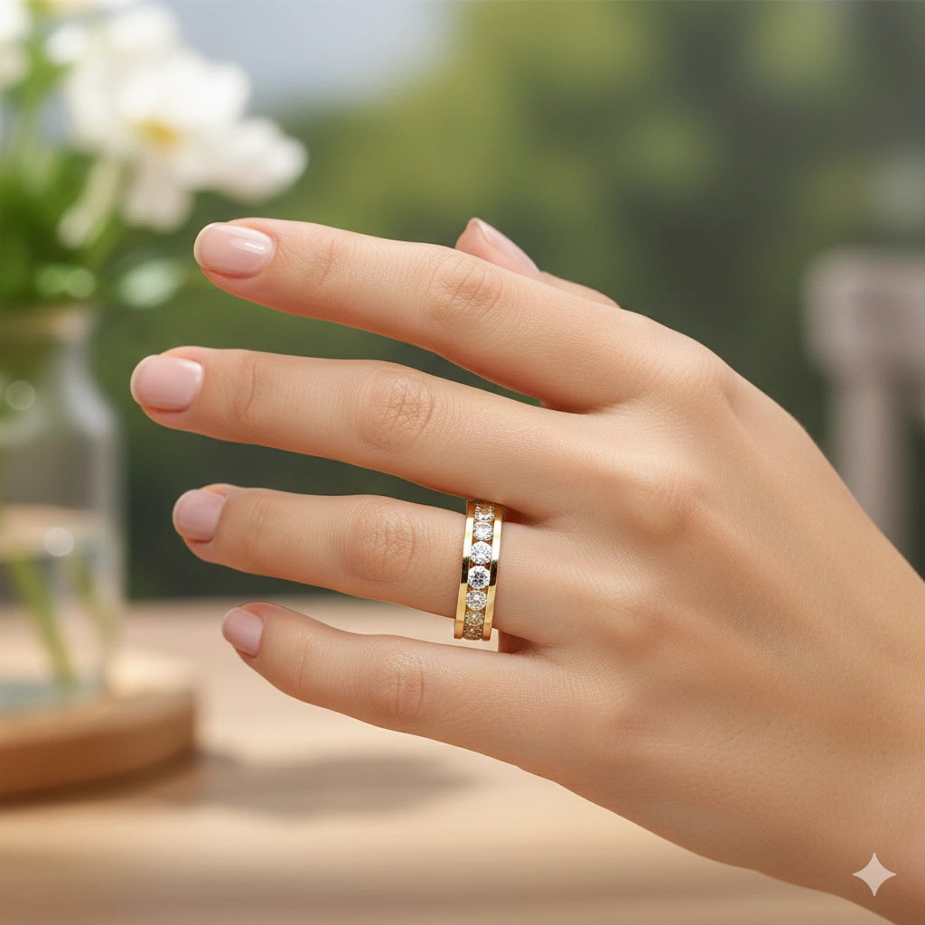 14K Yellow Gold Ring with Lab-Created Diamonds 27.170 CT.TW
