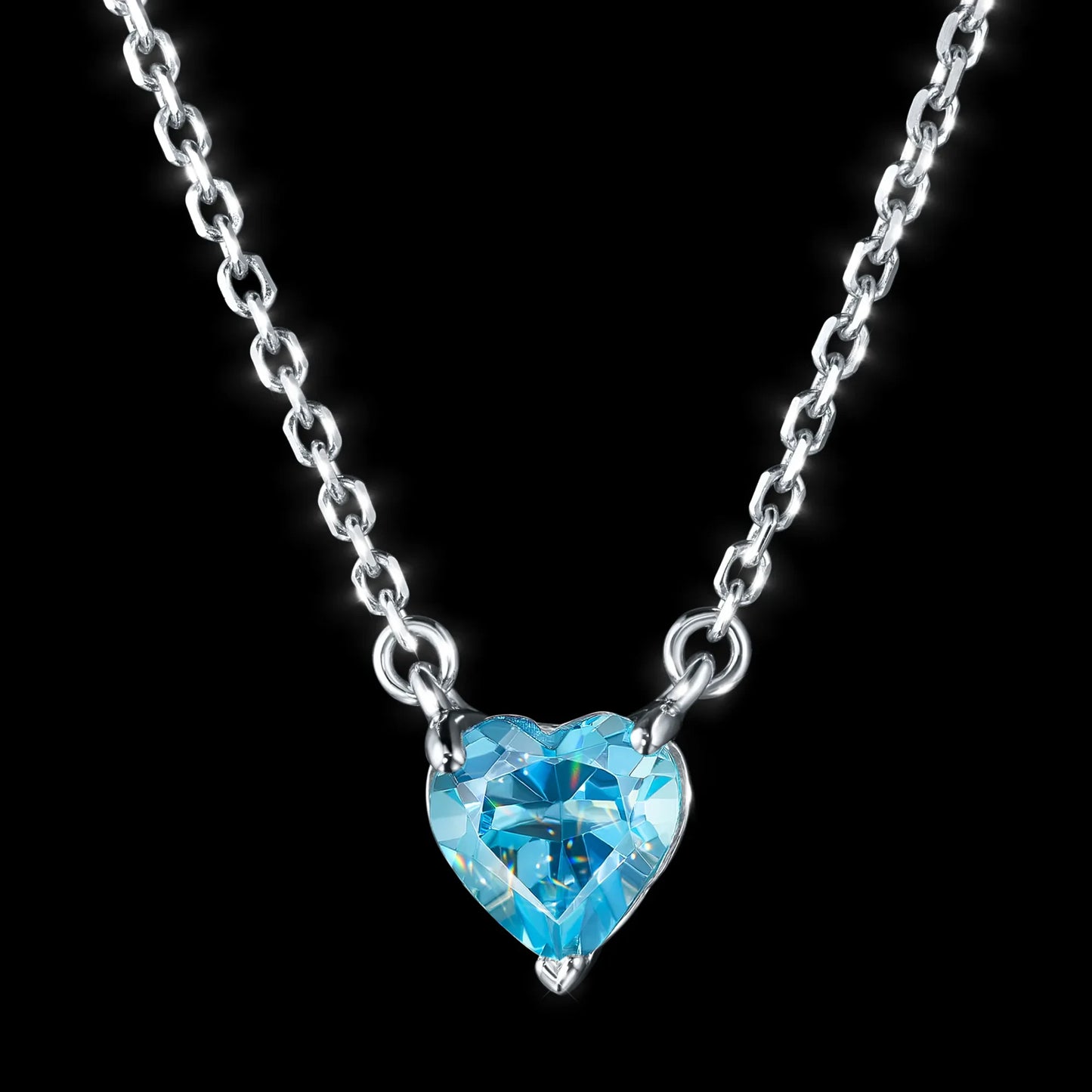 14K White Gold Necklace with Ruby grace 1.620 CT.TW