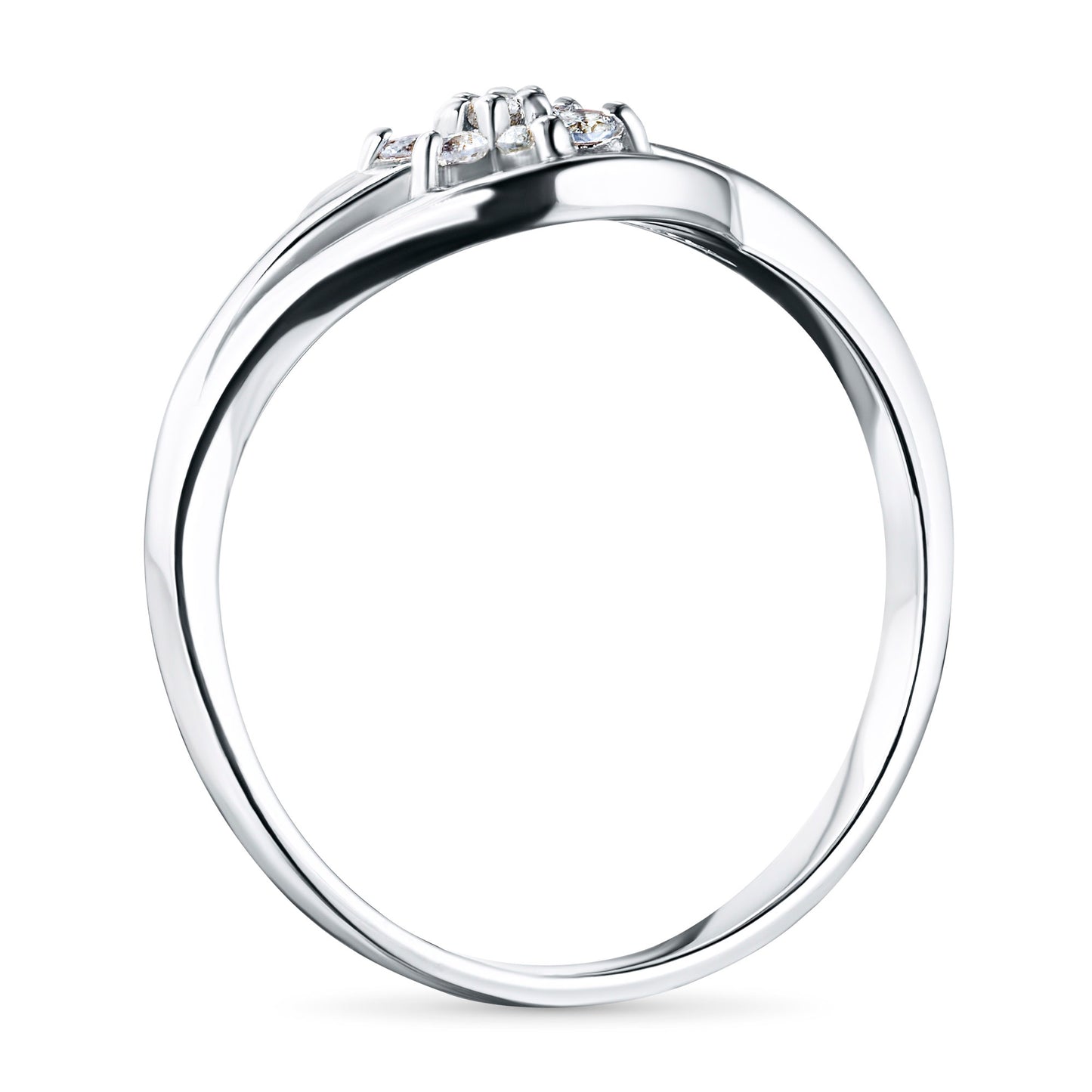 Sterling Silver Ring with Topaz 0.190 CT.TW