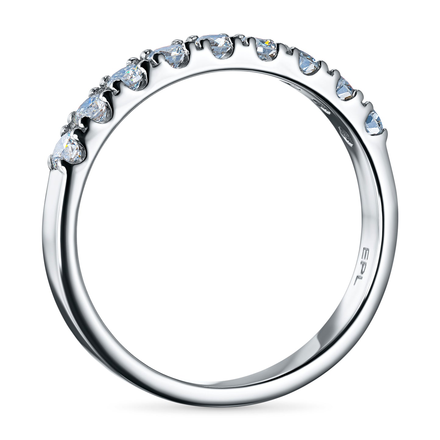 14K White Gold Ring with Lab-Created Diamonds 3.480 CT.TW