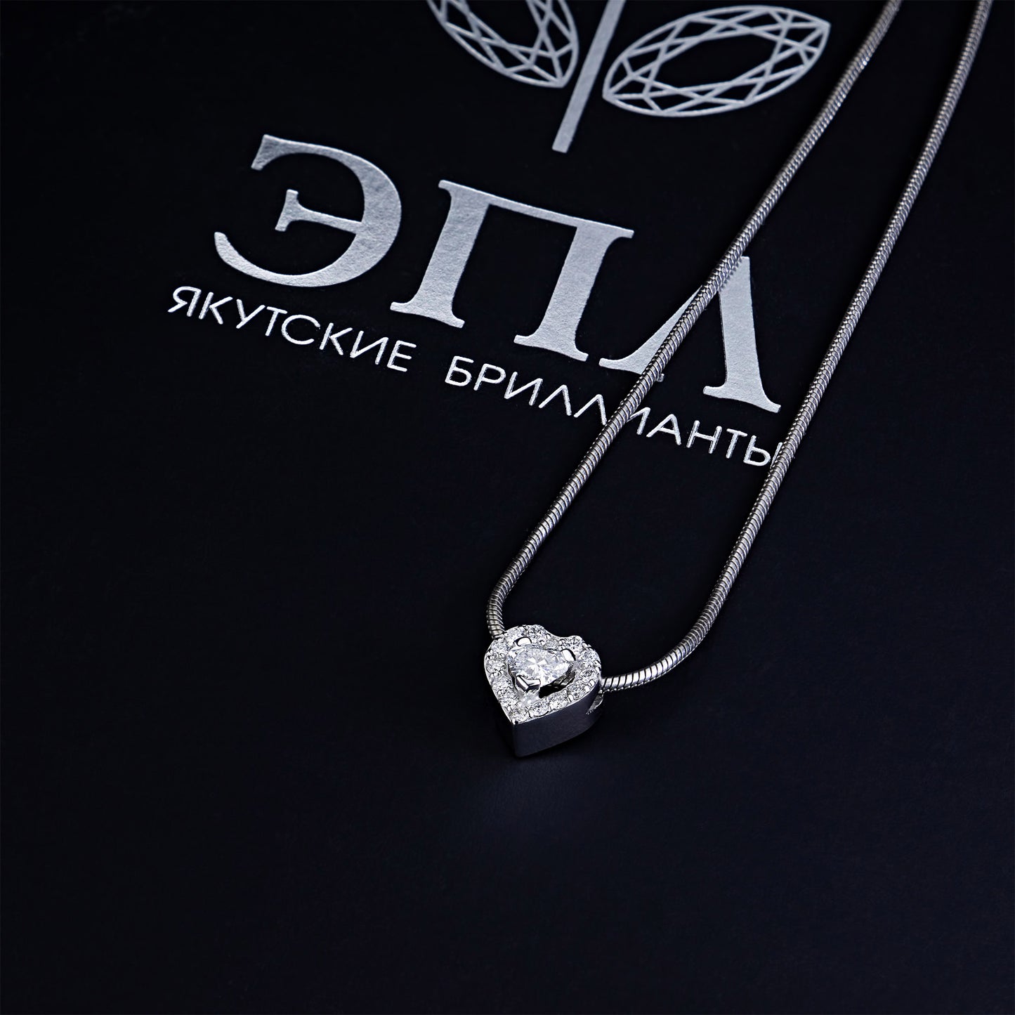 14K White Gold Pendant with Lab-Created Diamonds 2.510 CT.TW