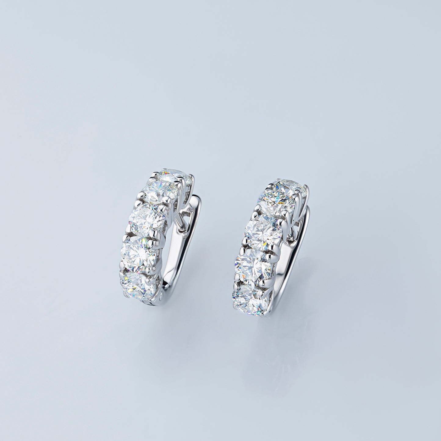 14K Yellow Gold Earrings with Lab-Created Diamonds 19.020 CT.TW