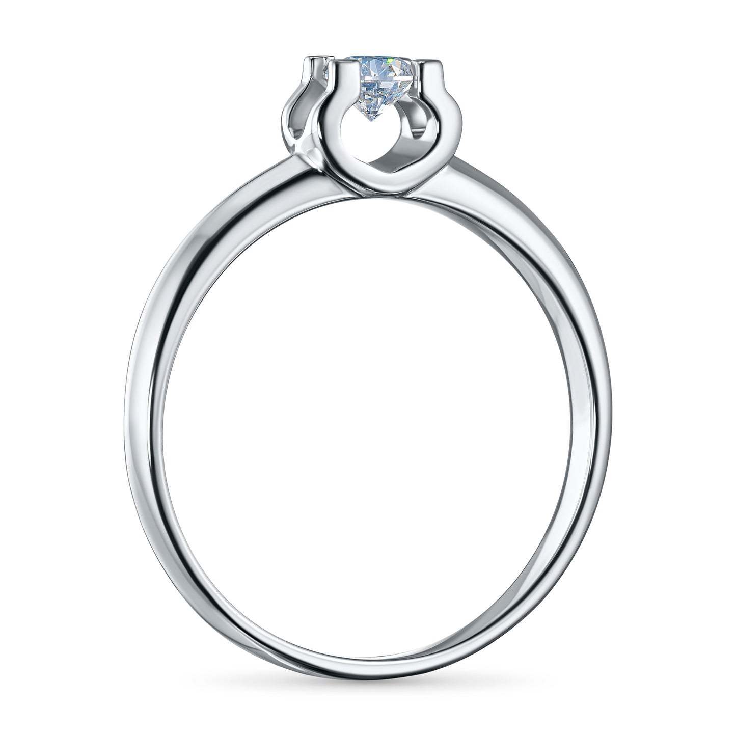 14K White Gold Ring with Lab-Created Diamonds 1.070 CT.TW