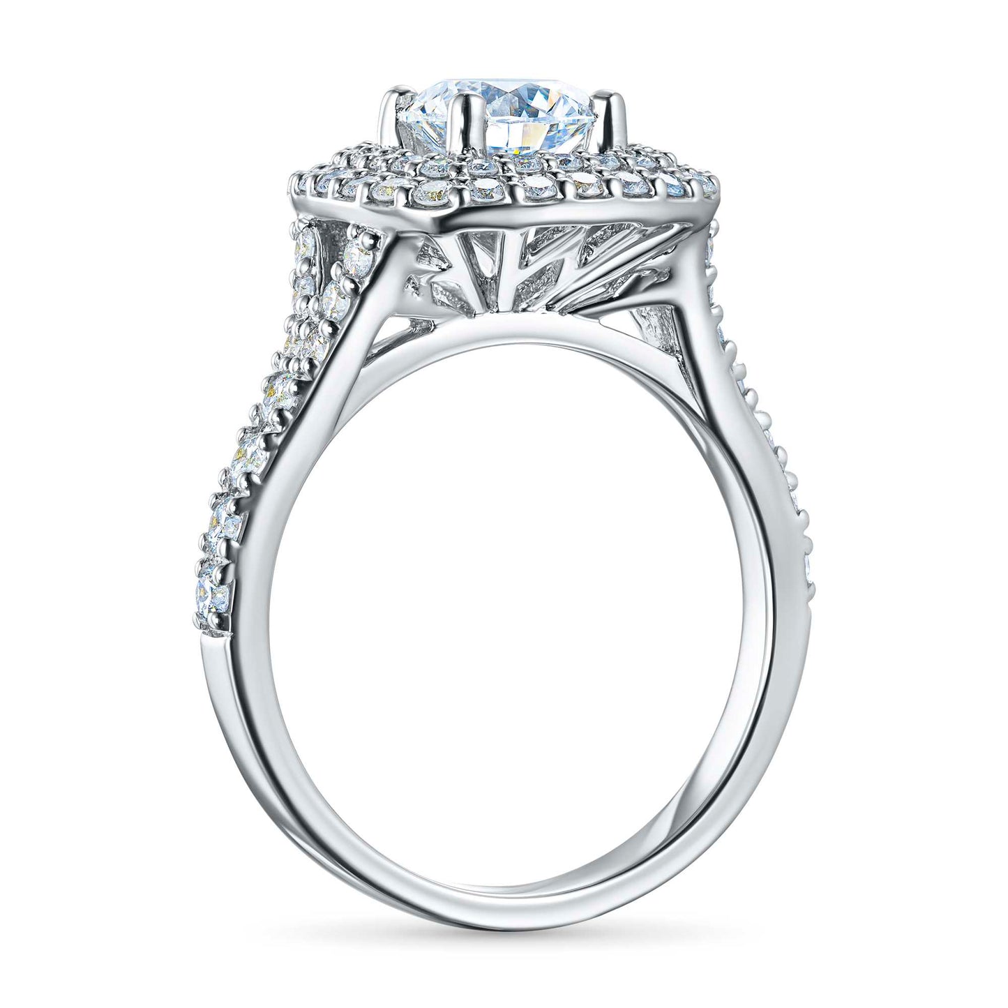 14K White Gold Ring with Lab-Created Diamonds 18.830 CT.TW