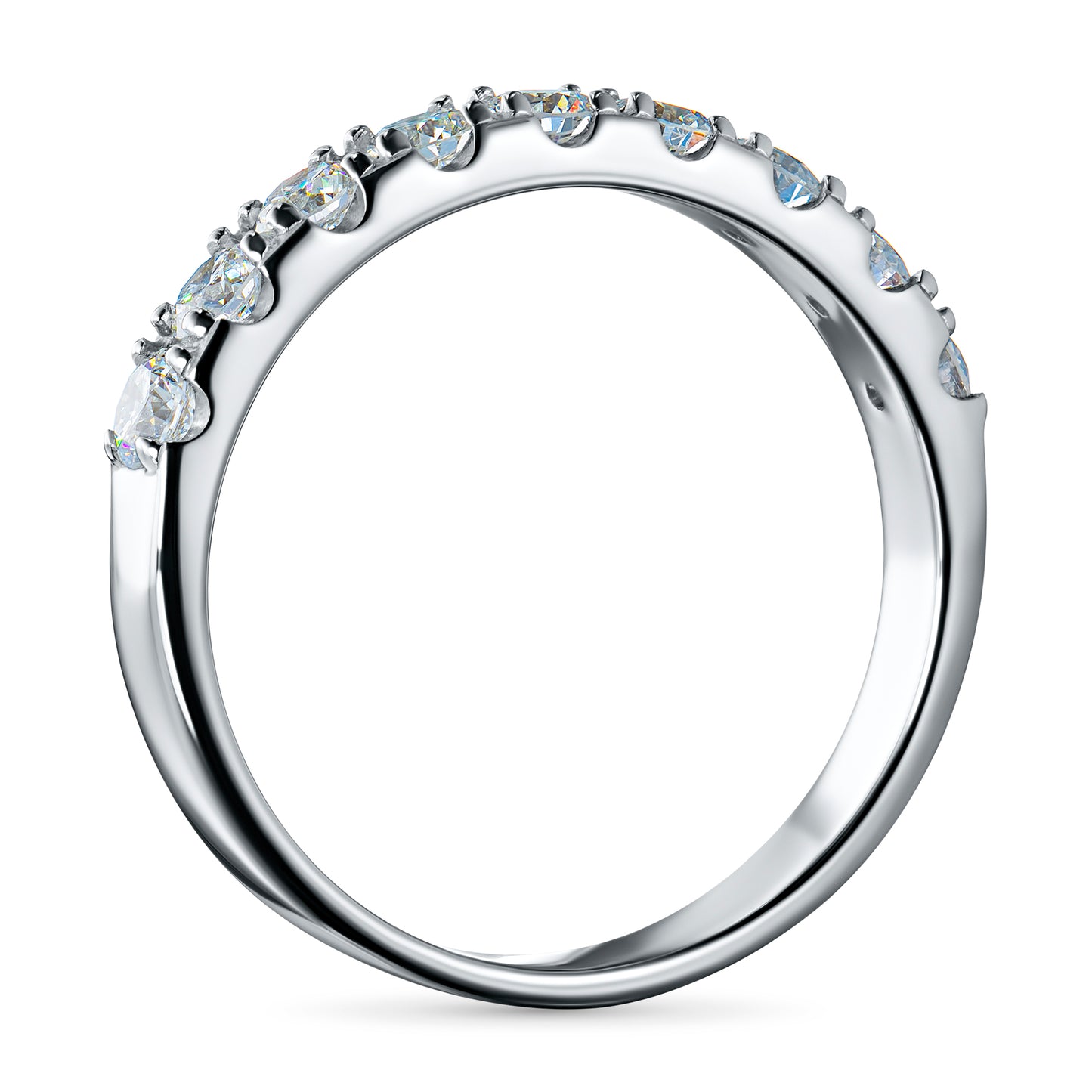 14K White Gold Ring with Lab-Created Diamonds 5.990 CT.TW