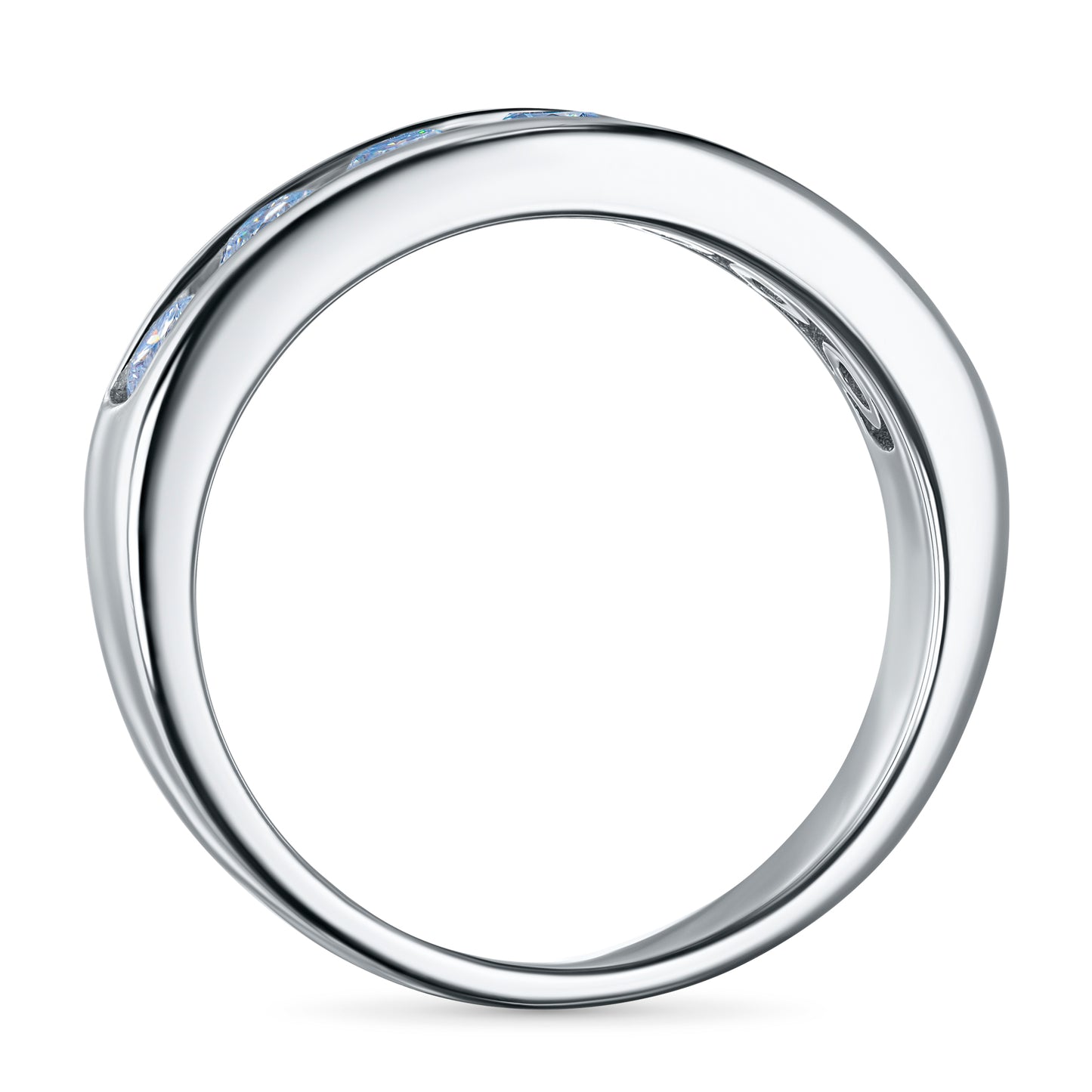 14K White Gold Ring with Lab-Created Diamonds 6.430 CT.TW