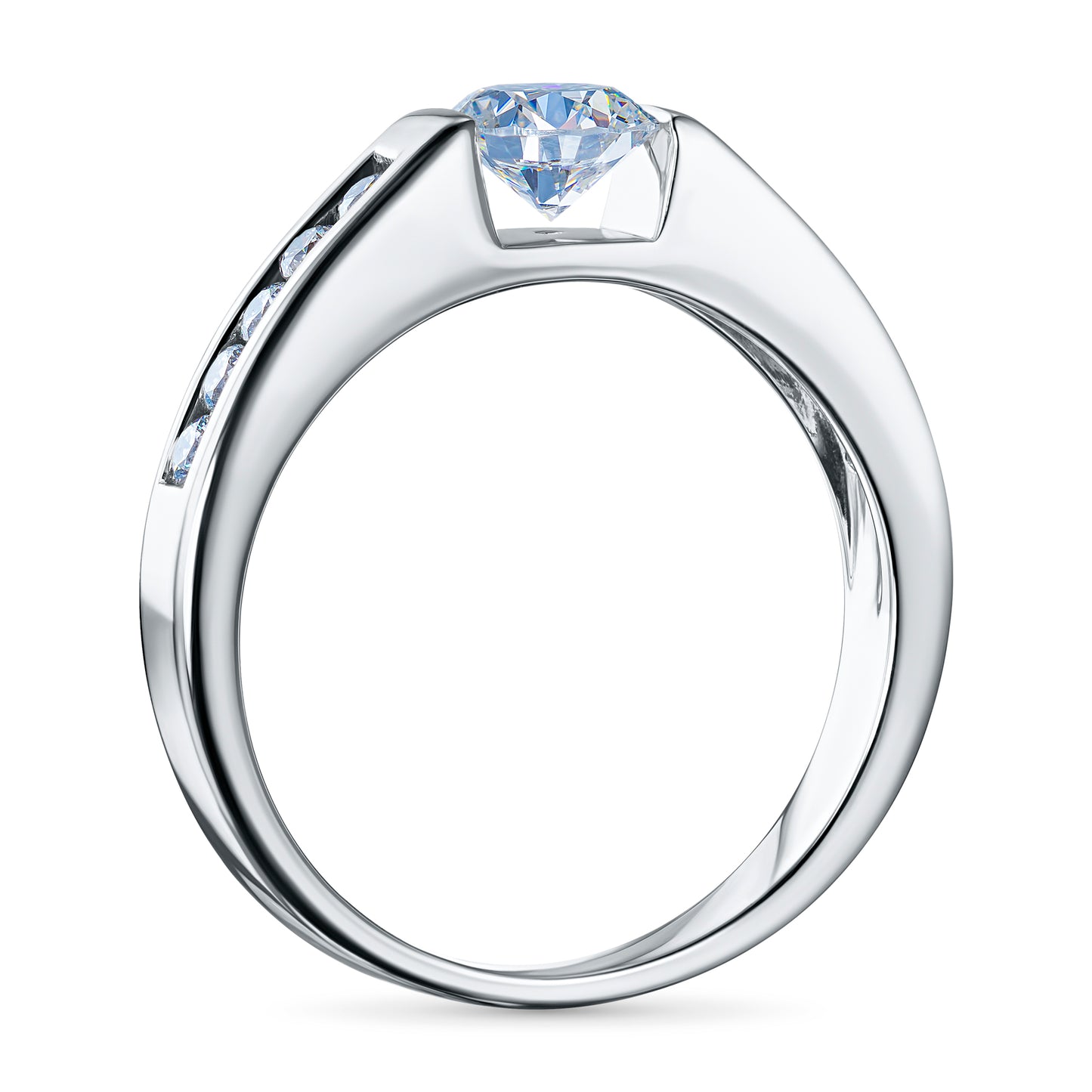 14K White Gold Ring with Lab-Created Diamonds 2.750 CT.TW