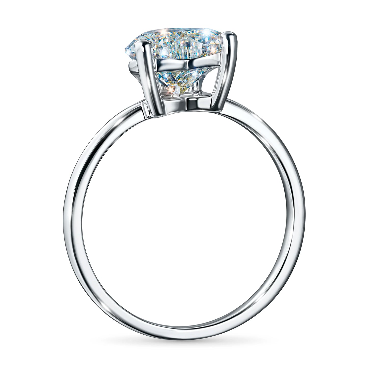14K White Gold Ring with Ruby grace 1.620 CT.TW