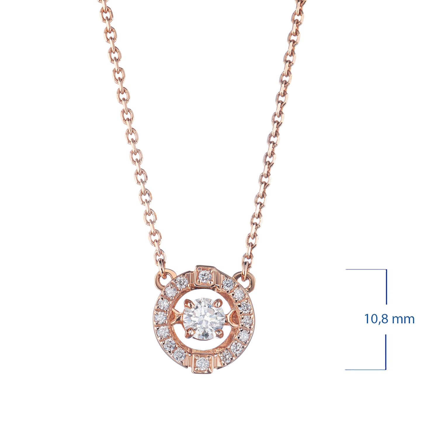 14K Yellow Gold Necklace with Lab-Created Diamonds 1.690 CT.TW