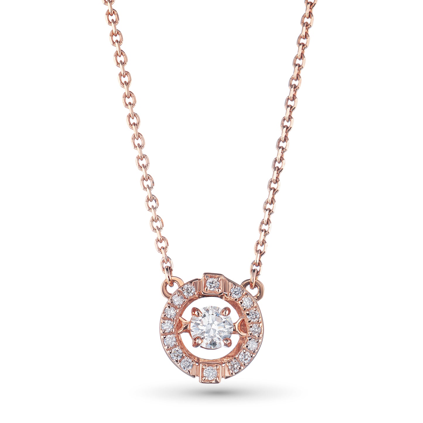 14K Yellow Gold Necklace with Lab-Created Diamonds 1.690 CT.TW