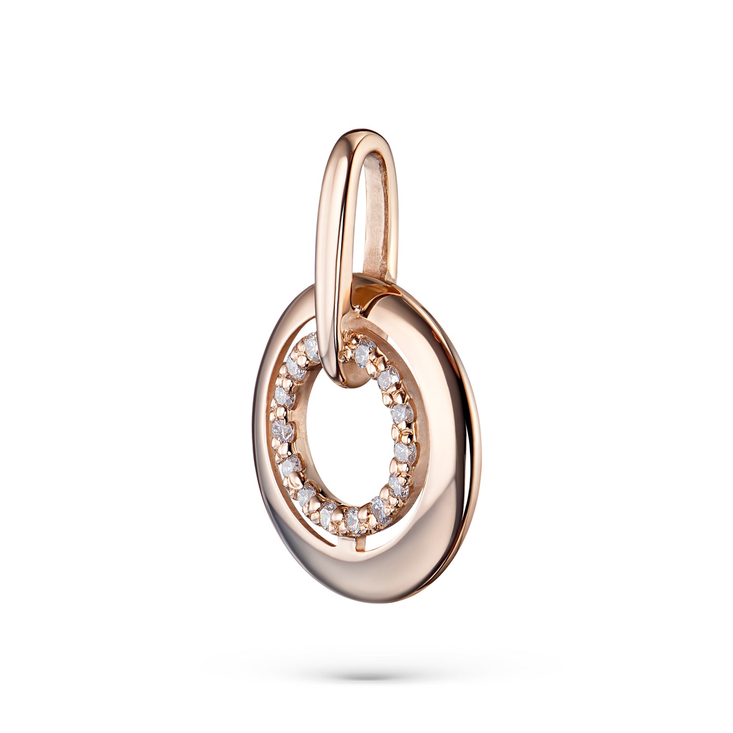 14K Yellow Gold Pendant with Lab-Created Diamonds 1.900 CT.TW