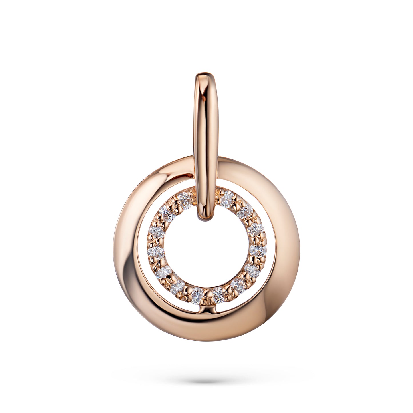 14K Yellow Gold Pendant with Lab-Created Diamonds 1.900 CT.TW