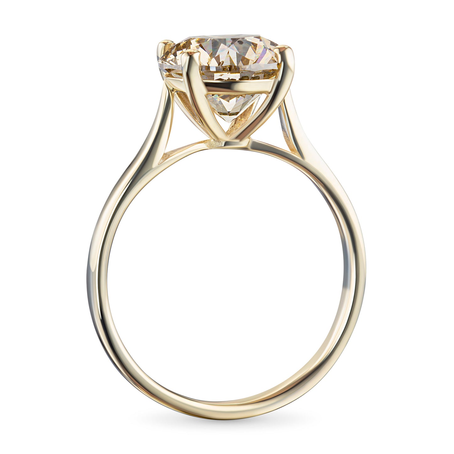 14K Yellow Gold Ring with Lab-Created Diamonds 0.300 CT.TW
