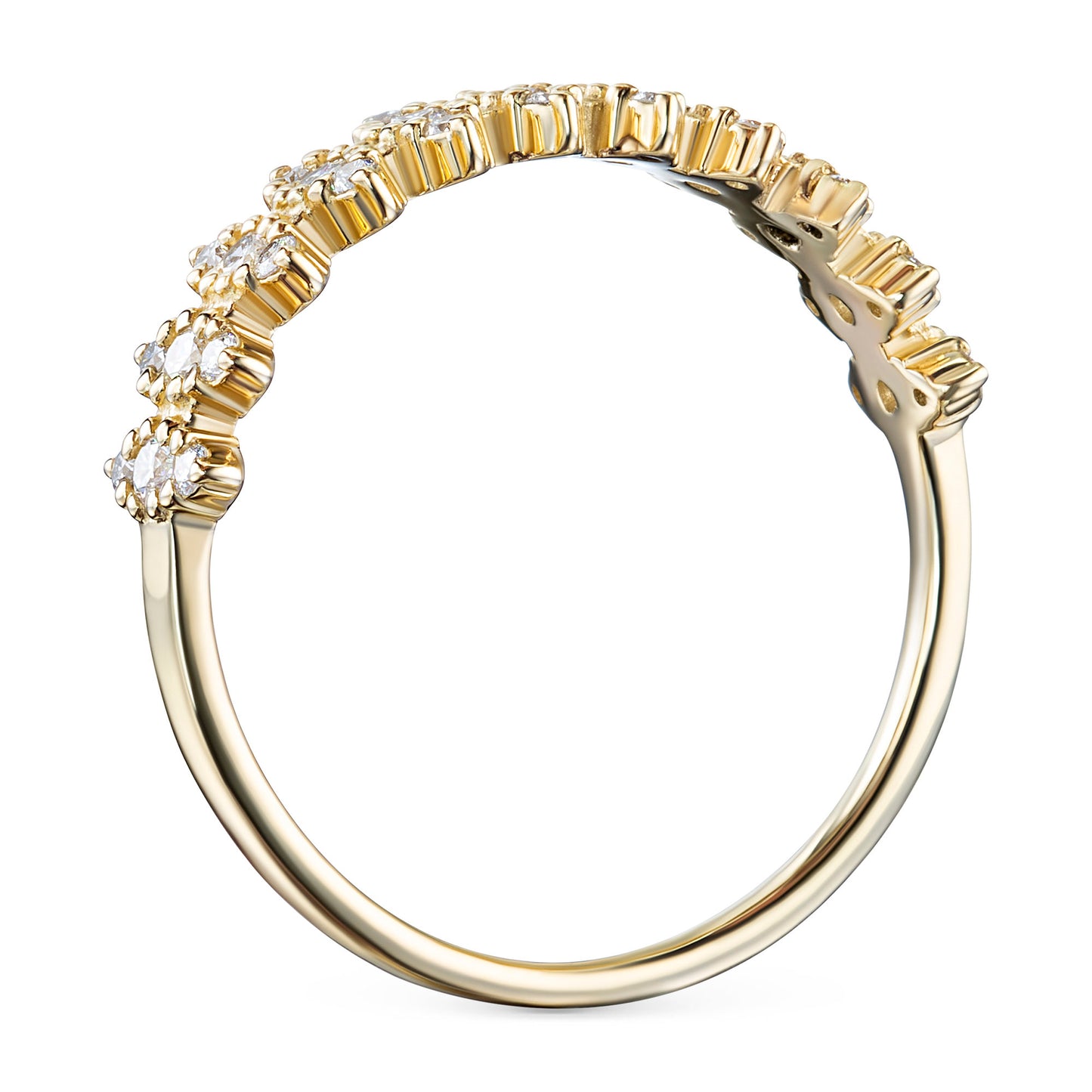 14K Yellow Gold Ring with Lab-Created Diamonds 5.580 CT.TW
