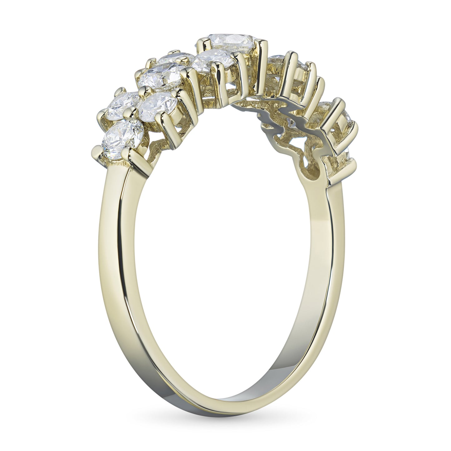 14K Yellow Gold Ring with Natural Diamonds 4.600 CT.TW