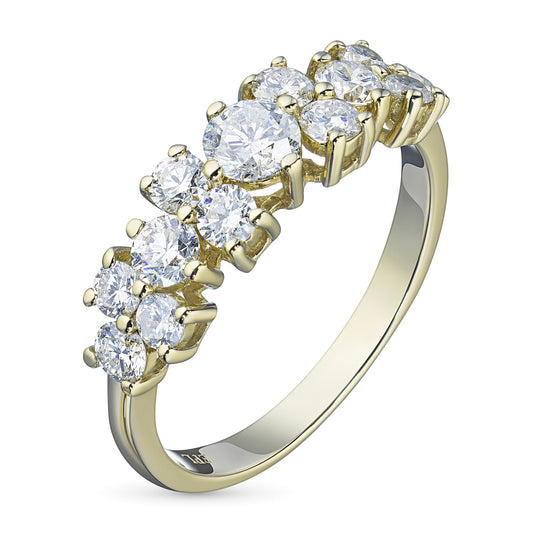 14K Yellow Gold Ring with Lab-Created Diamonds 5.160 CT.TW