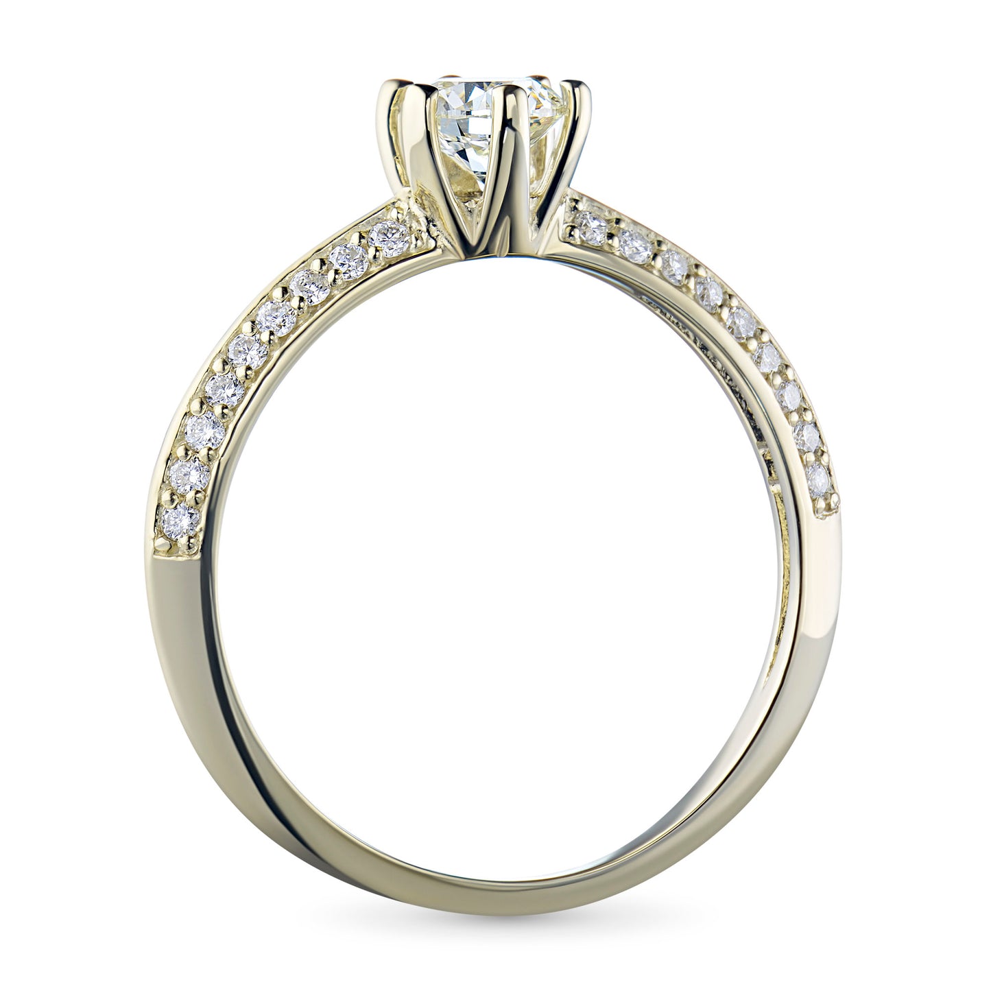 14K Yellow Gold Ring with Natural Diamonds 8.110 CT.TW