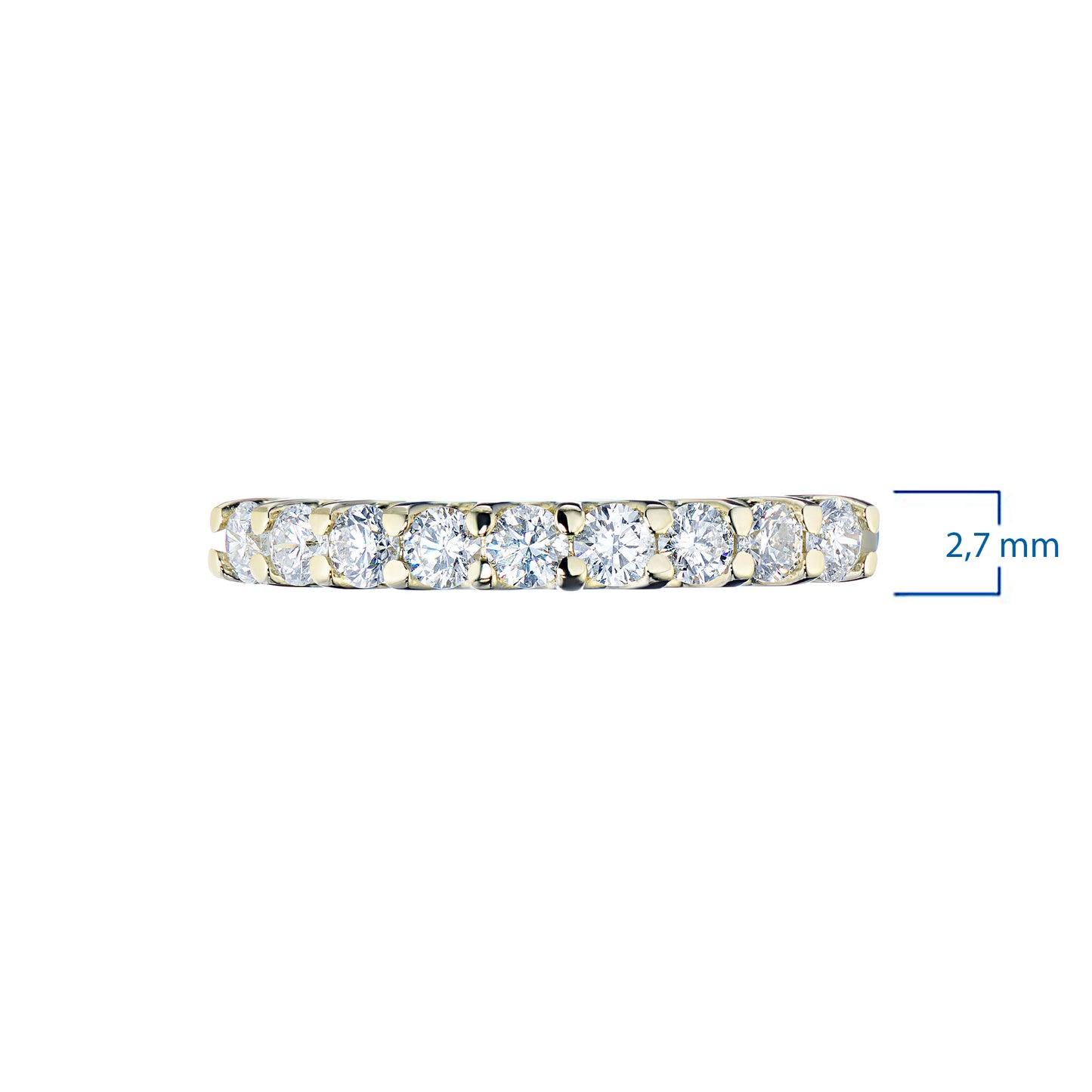 14K Yellow Gold Ring with Natural Diamonds 4.490 CT.TW