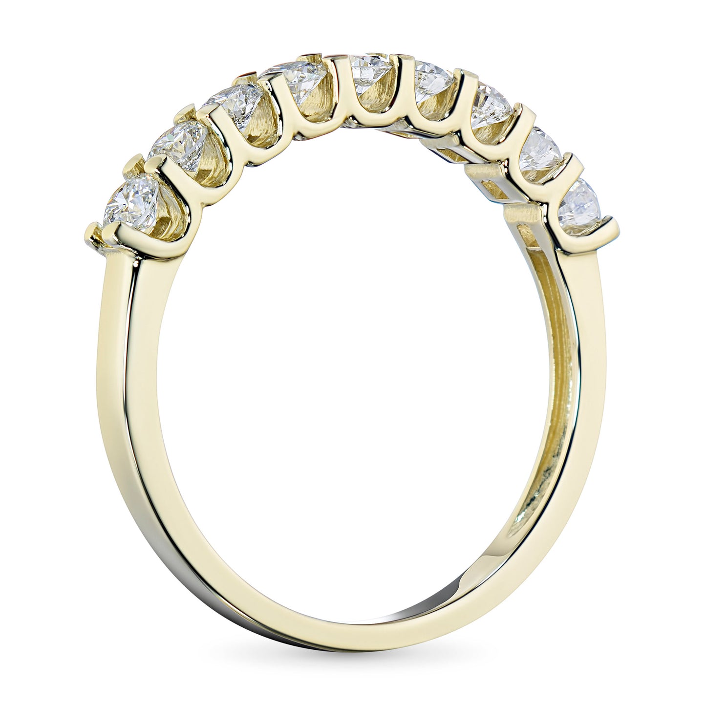 14K Yellow Gold Ring with Natural Diamonds 4.490 CT.TW