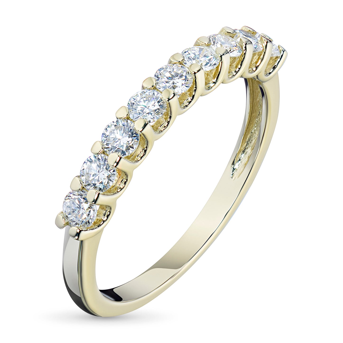 14K Yellow Gold Ring with Natural Diamonds 4.490 CT.TW