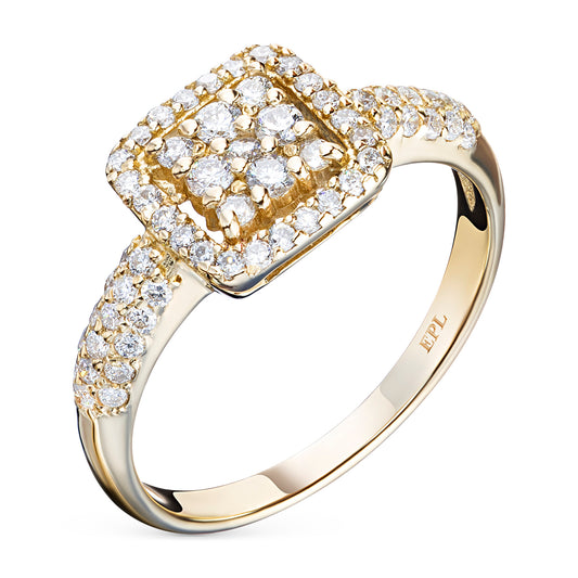 14K Yellow Gold Ring with Lab-Created Diamonds 19.800 CT.TW