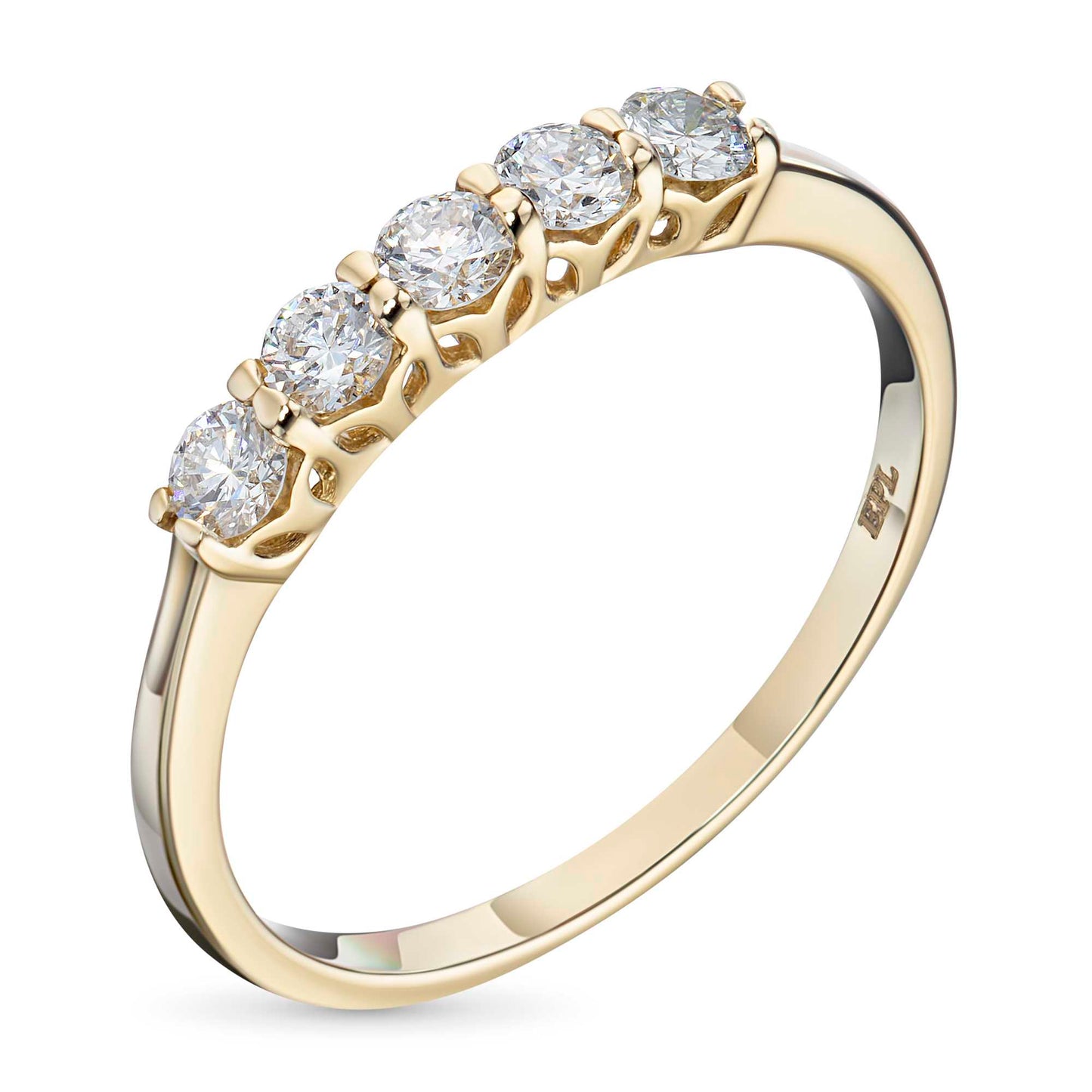 14K Yellow Gold Ring with Natural Diamonds 2.210 CT.TW