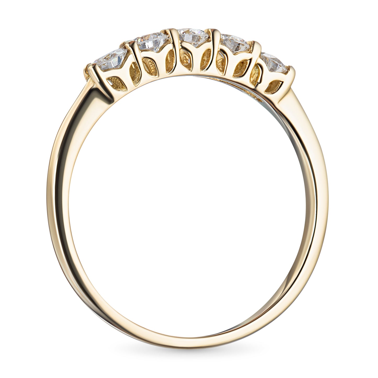 14K Yellow Gold Ring with Natural Diamonds 2.210 CT.TW