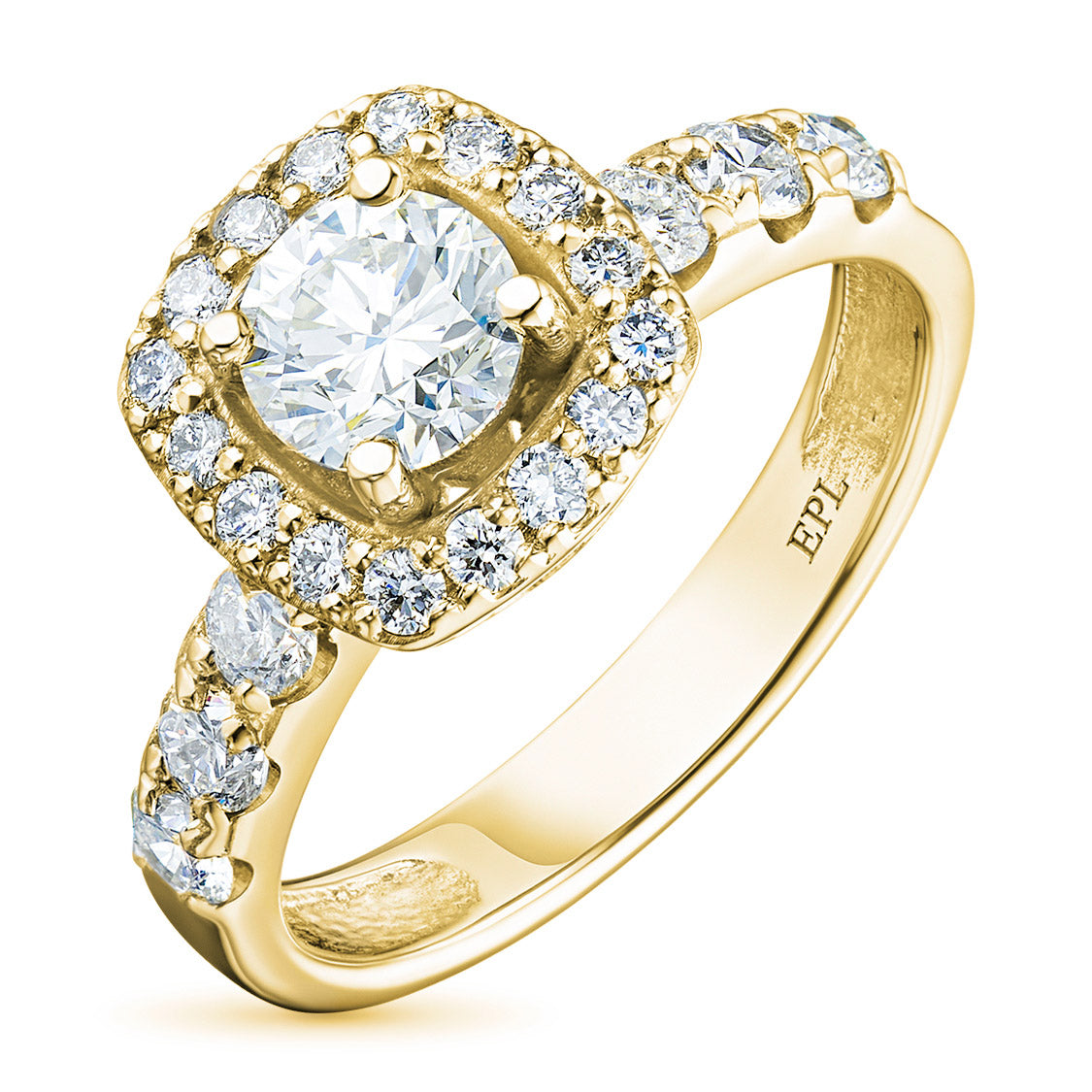 14K Yellow Gold Ring with Natural Diamonds 6.320 CT.TW