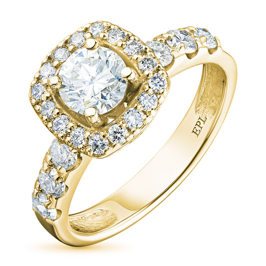 14K Yellow Gold Ring with Natural Diamonds 6.320 CT.TW