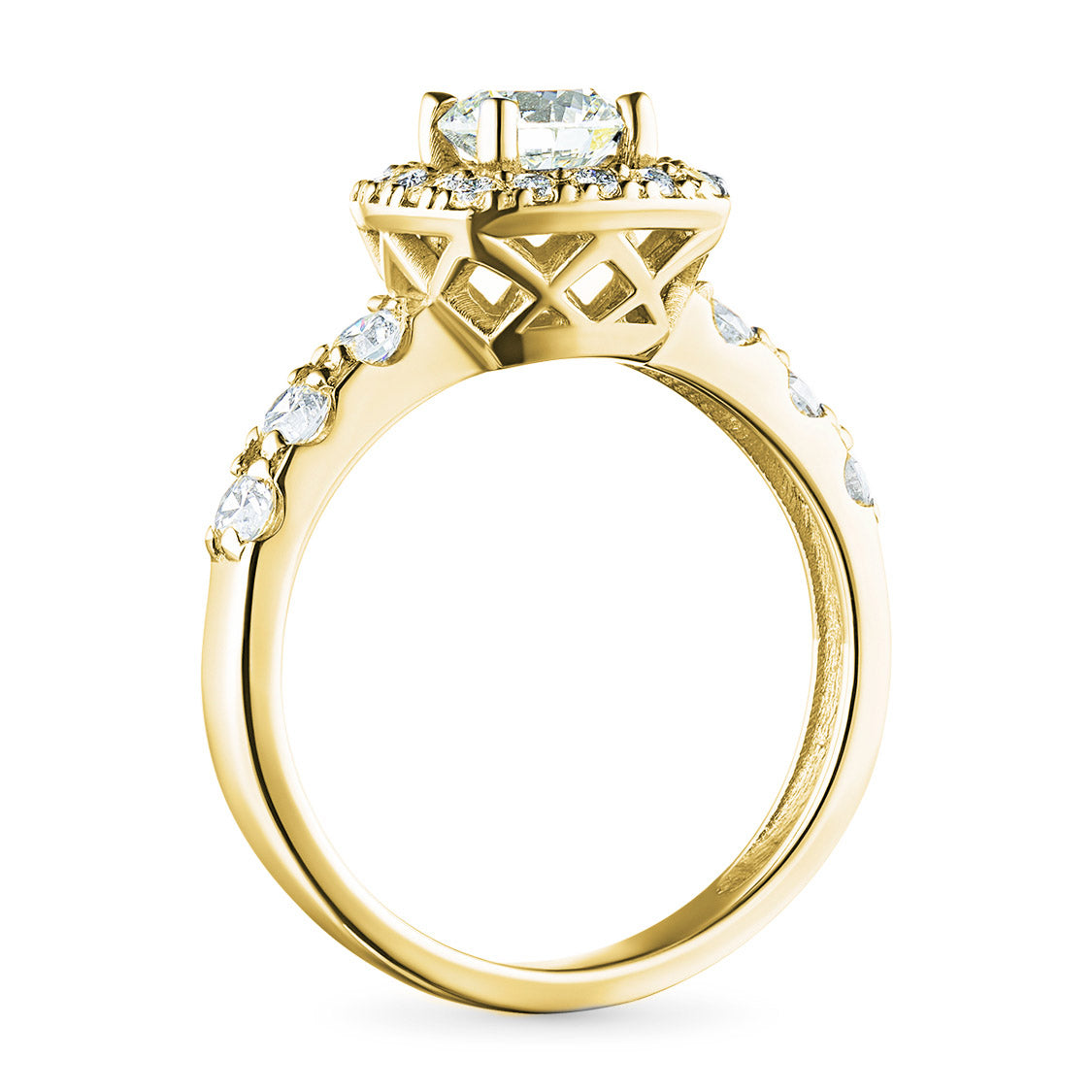 14K Yellow Gold Ring with Natural Diamonds 6.320 CT.TW