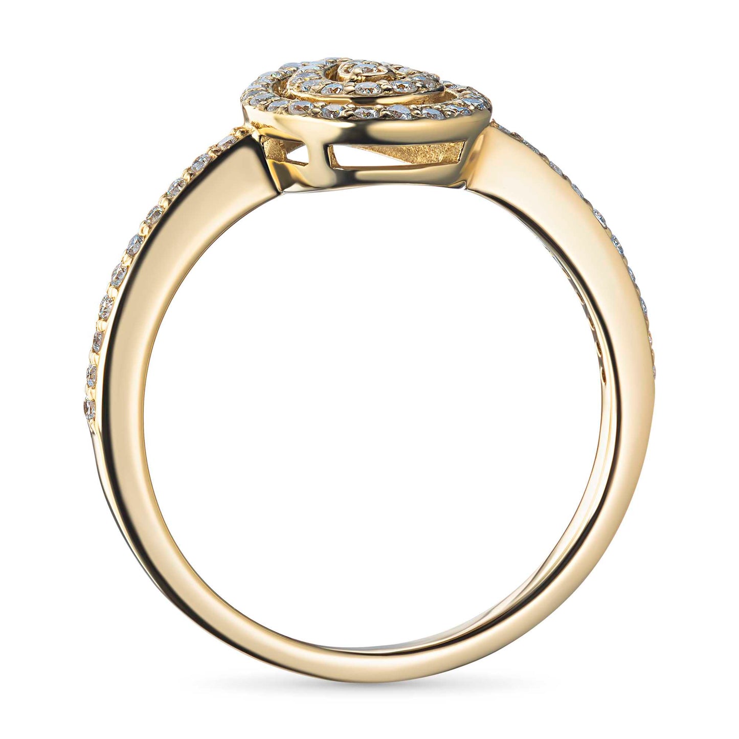 14K Yellow Gold Ring with Natural Diamonds 15.610 CT.TW