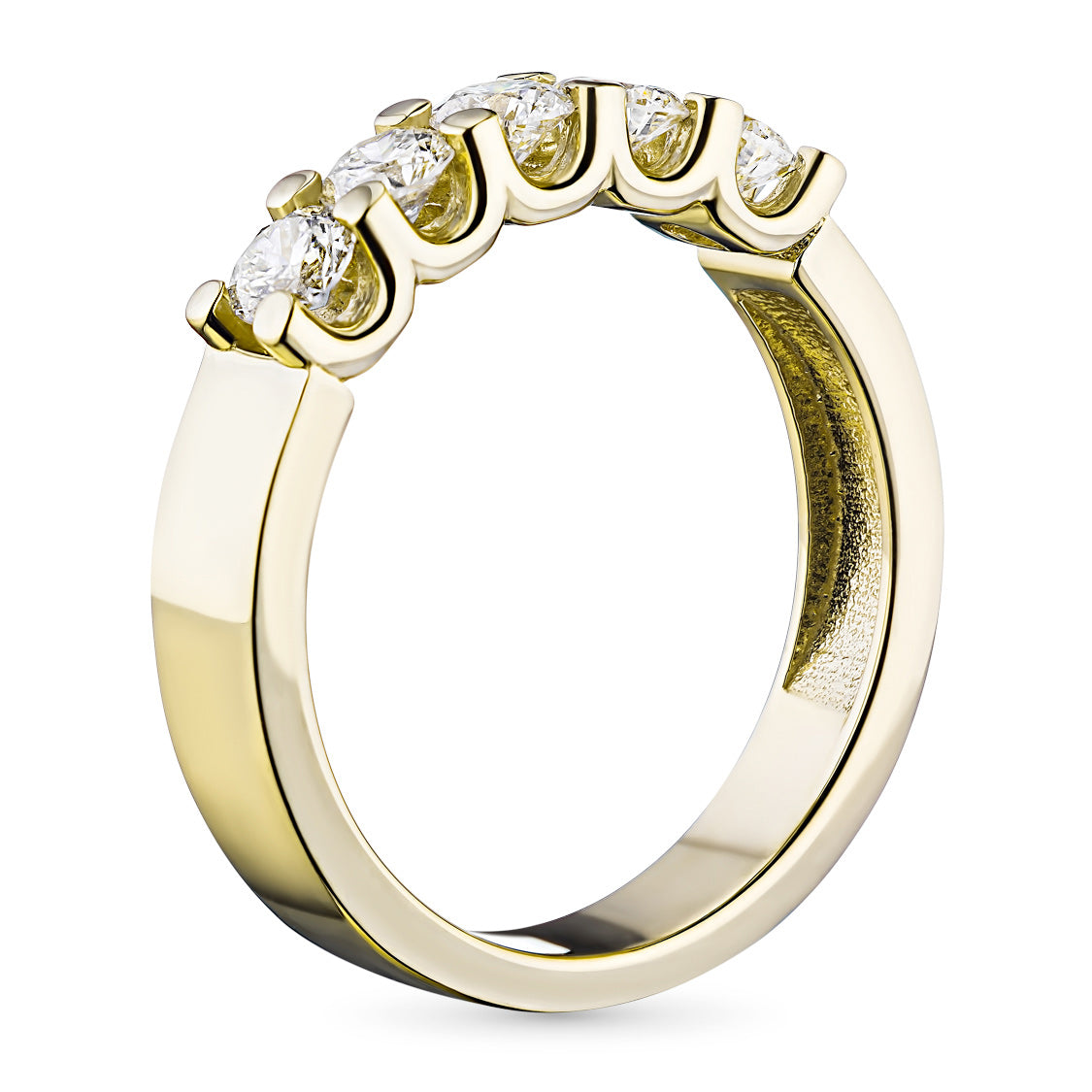 14K Yellow Gold Ring with Natural Diamonds 4.390 CT.TW