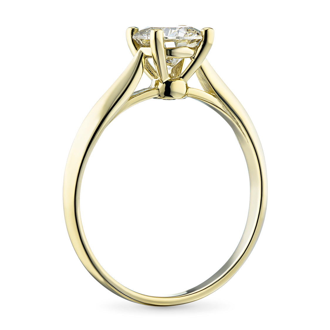 14K Yellow Gold Ring with Lab-Created Diamonds 1.150 CT.TW