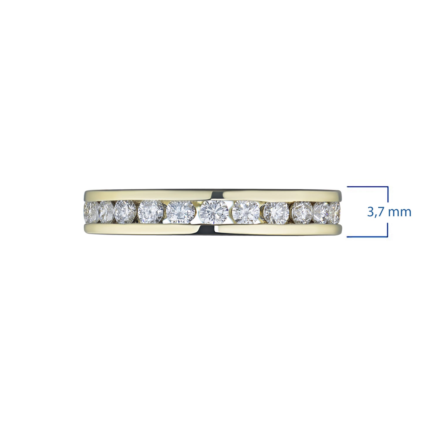 14K Yellow Gold Ring with Lab-Created Diamonds 18.420 CT.TW