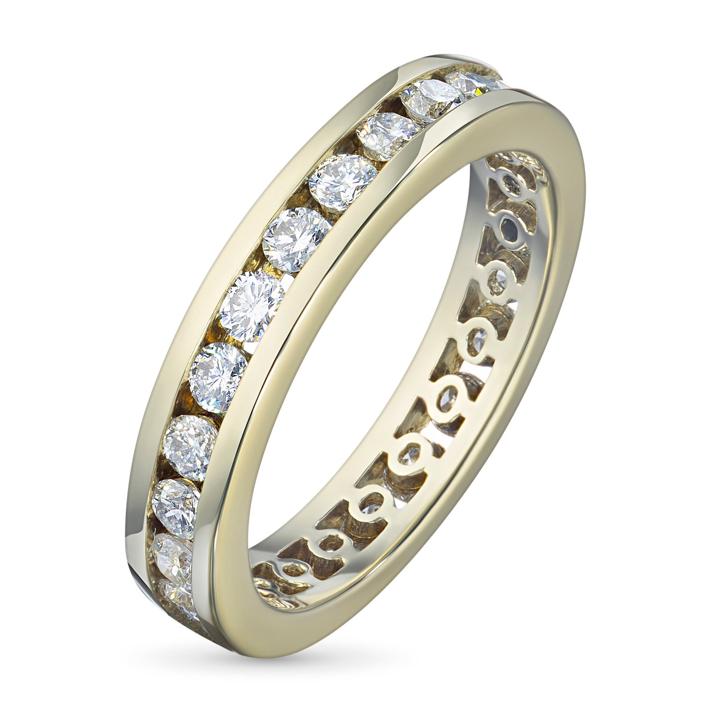 14K Yellow Gold Ring with Lab-Created Diamonds 18.420 CT.TW