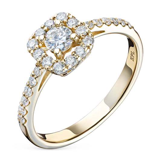 14K Yellow Gold Ring with Natural Diamonds 3.600 CT.TW