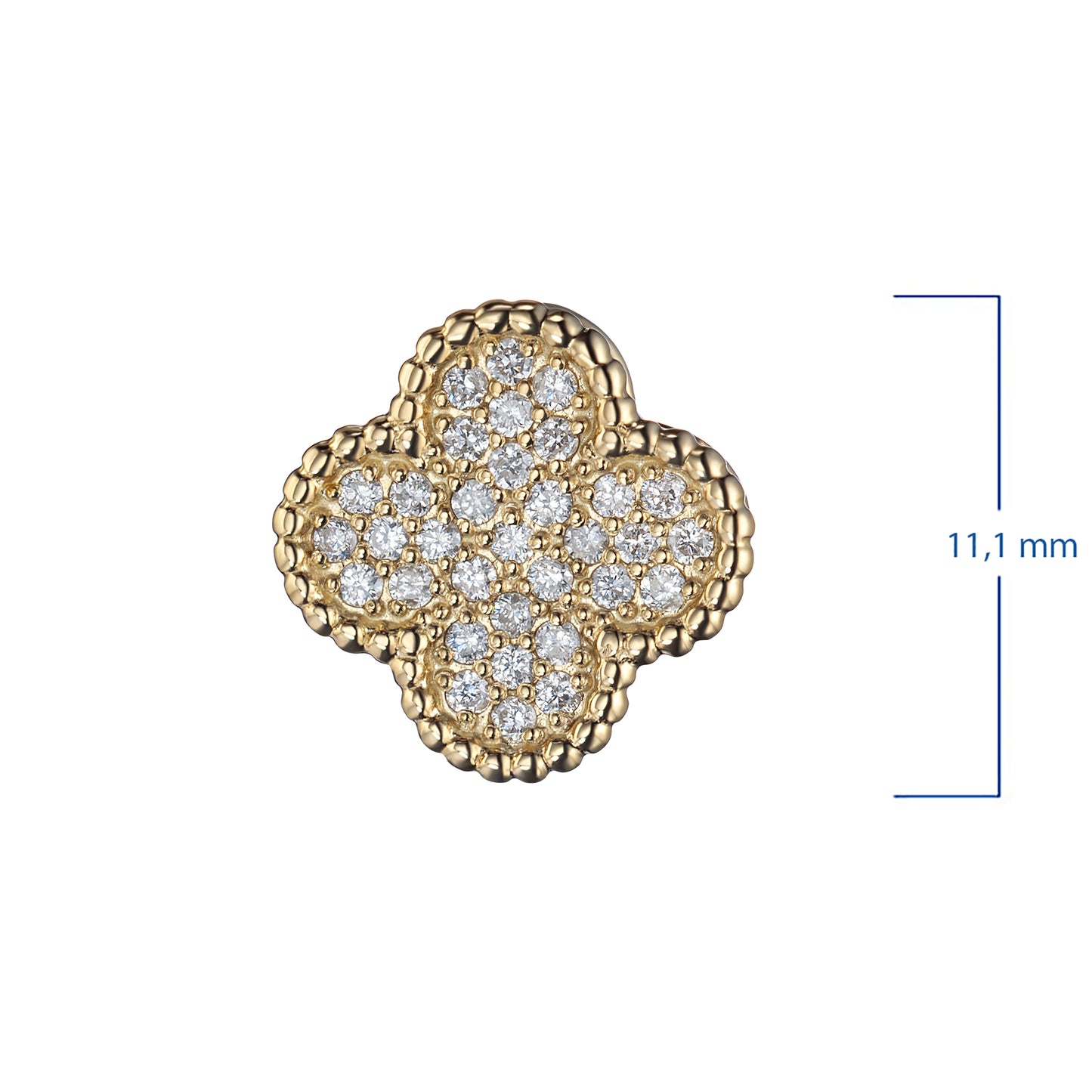 14K Yellow Gold Pendant with Lab-Created Diamonds 4.850 CT.TW