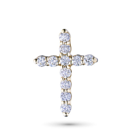 14K Yellow Gold Pendant with Natural Diamonds 5.180 CT.TW
