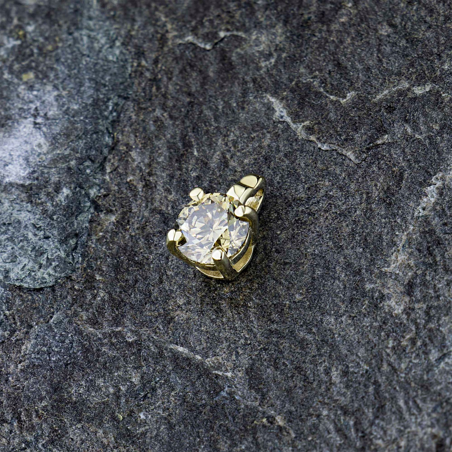 14K Yellow Gold Pendant with Lab-Created Diamonds 0.730 CT.TW