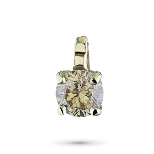 14K Yellow Gold Pendant with Lab-Created Diamonds 0.730 CT.TW